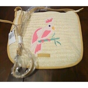 Vera Bradley Crossbody Purse Lite Natural Straw Brand New With Tags